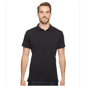 Arc'teryx Captive Polo Shirt Mens XL Black Short Sleeve Performance Tee Gorpcore